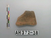 藏品(紅色夾砂繩紋陶口緣)的圖片